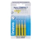 Inava Cepillos interdentales mono compacto 1 mm amarillo X4