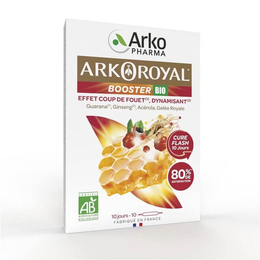 Arkopharma Arkoroyal Organic Boost 10 Ampullen x10ml