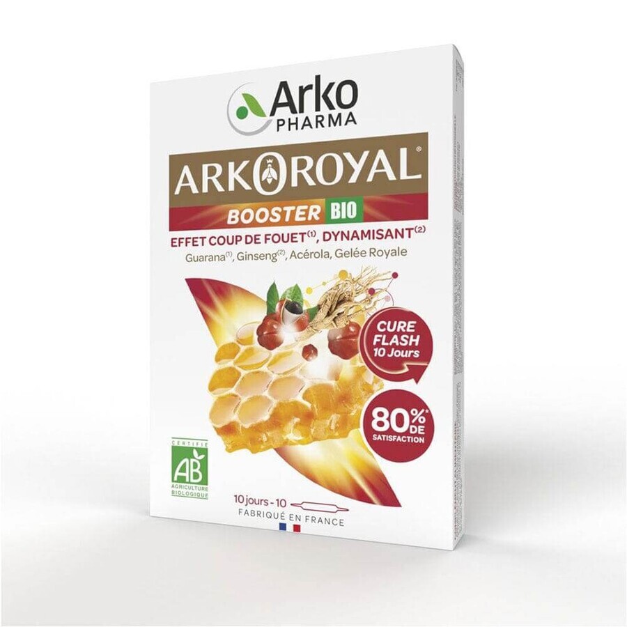 Arkopharma Arkoroyal Organic Boost 10 Ampullen x10ml