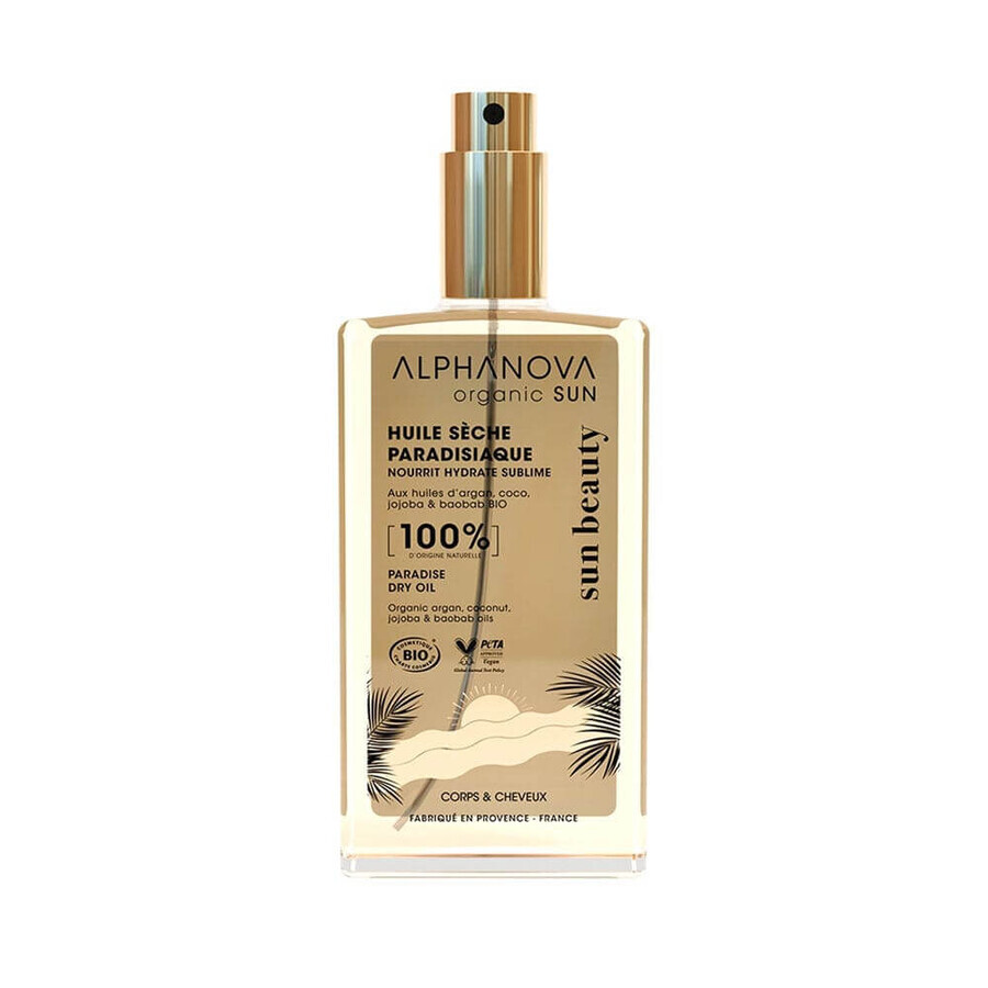 Acquista Alphanova Organic Sun Huile Sèche Paradisiaque Bio 100ml Alphanova Organic Sun Huile Sèche Paradisiaque Bio 100ml