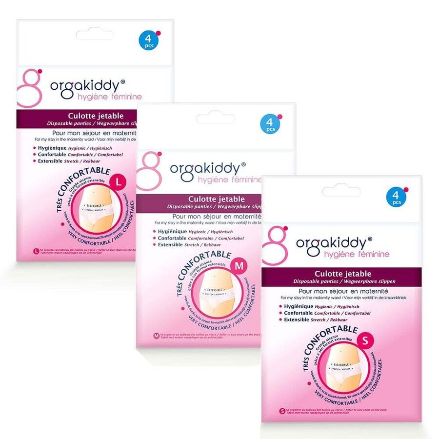 Orgakiddy Bragas desechables X4
