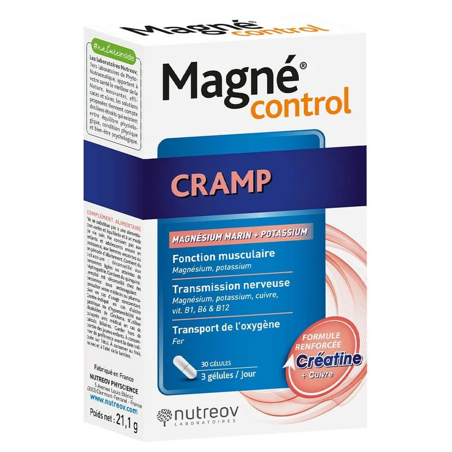 Nutreov Magnécontrol Krämpfe 30 Kapseln