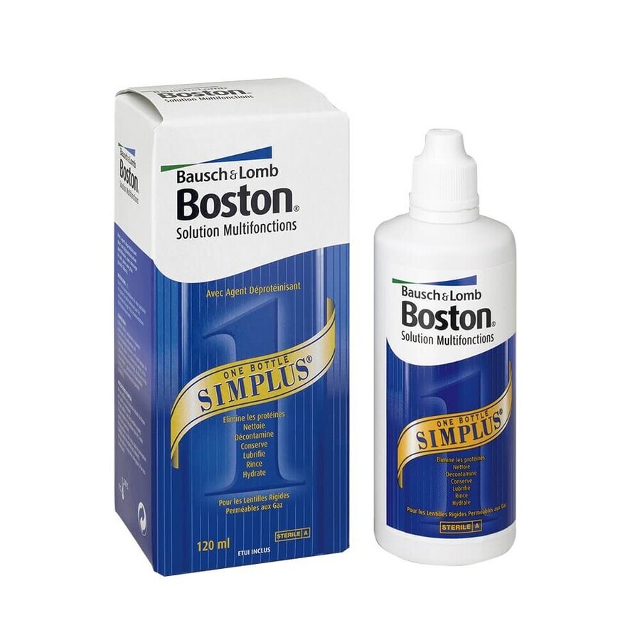 Bausch&Lomb BOSTON SIMPLUS MULTIFUNCTIONAL SOLUTION FOR RIGID LENSES 120ML 120ml