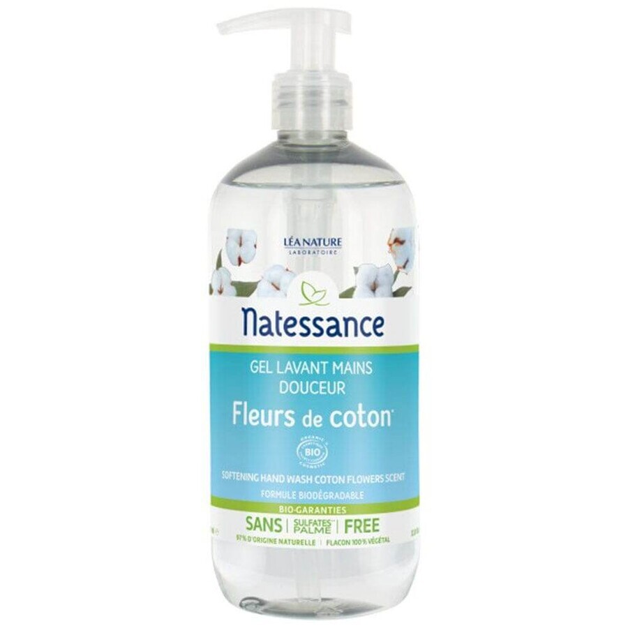 Natessance Organic cotton flower hand wash gel 500ml