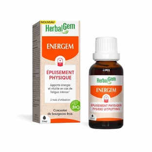 Herbalgem Complexes De Gemmotherapie Energem Epuisement Physique Bio 30ml