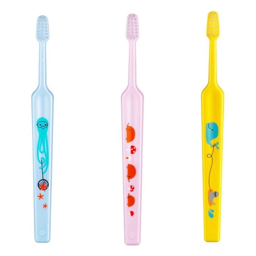 Periuțe de dinți TePe Mini Extra Soft 0 - 3 ani x3 Periuțe de dinți TePe Mini Extra Soft 0 - 3 ani x3