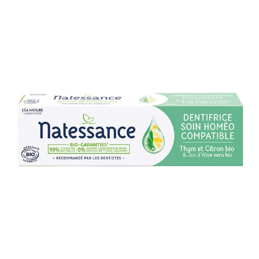 Natessance tandpasta voor thuisgebruik 75ml