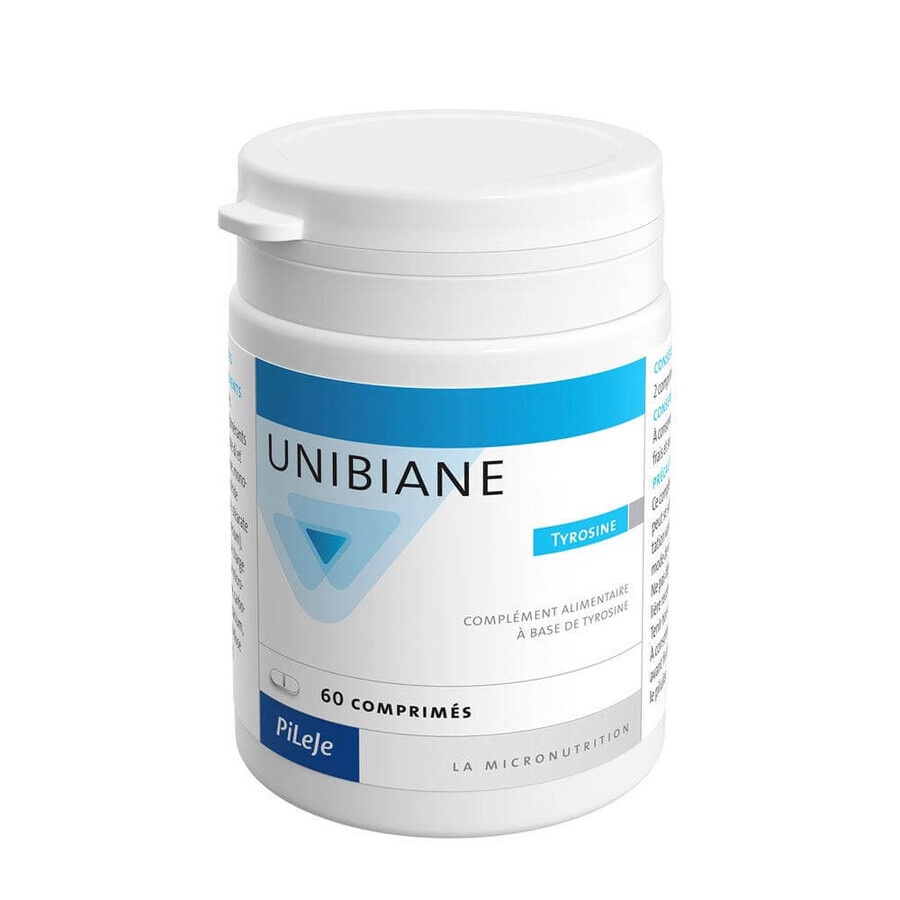 Buy Pileje Unibiane Tyrosine 60 Tablets Pileje Unibiane Tyrosine 60 Tablets