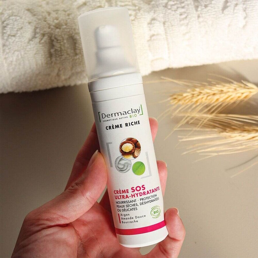 Dermaclay Organic Ultra Moisturising Day Cream 50ml