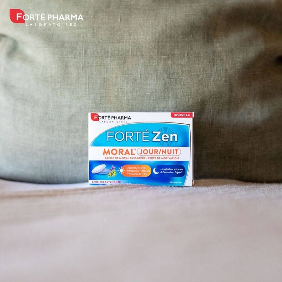 Forté Pharma Forté Zen Rhodiola aafferan moraal nacht 30 tabletten