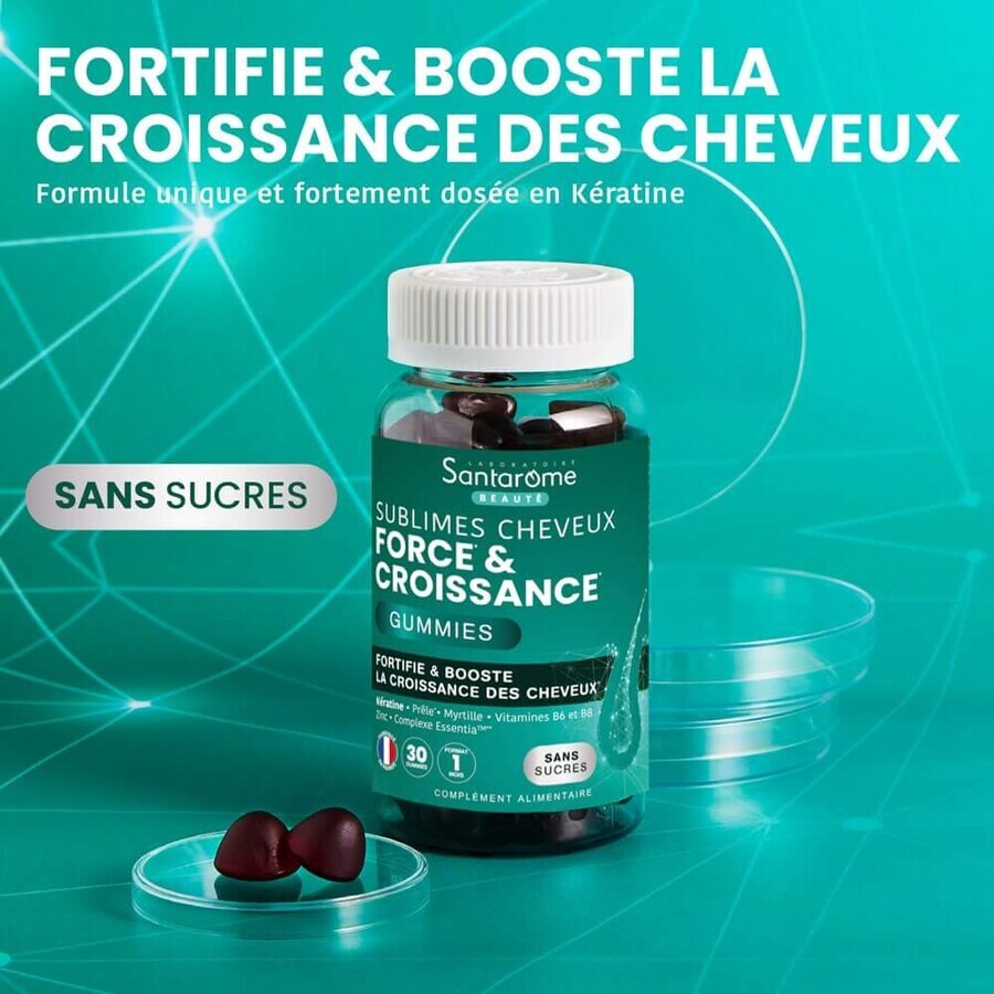 Santarome Sublime Hair Strength and Growth Sugar Free 30 Gum