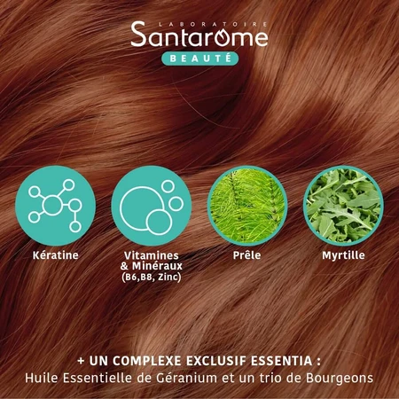 Santarome Sublime Fuerza y Crecimiento Capilar Sin Azúcar 30 Gemas