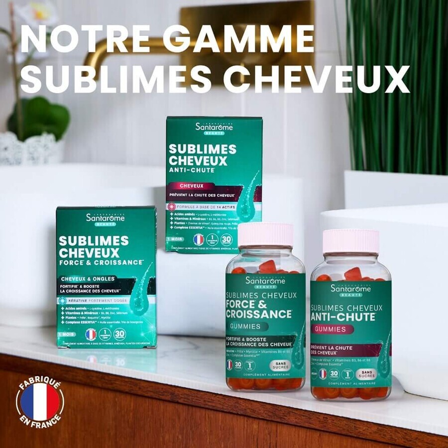 Santarome Sublime Hair Strength and Growth Sugar Free 30 Gum