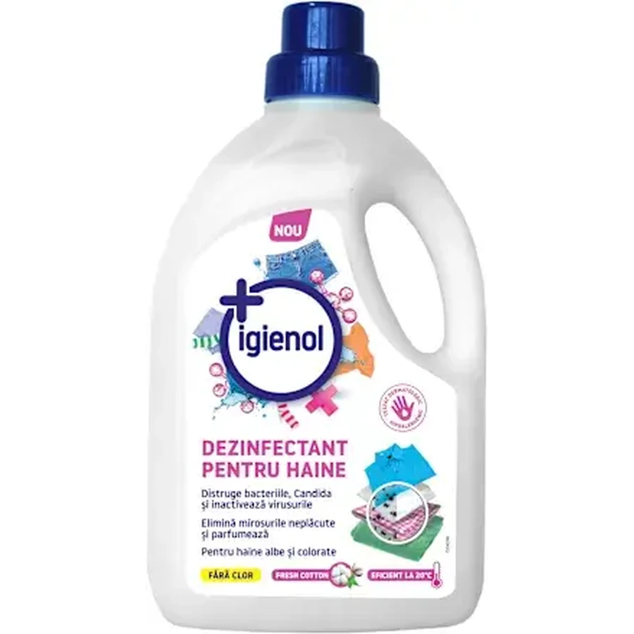 Vloeibaar wasdesinfectiemiddel Fresh Linen, 1,5 L, Igienol
