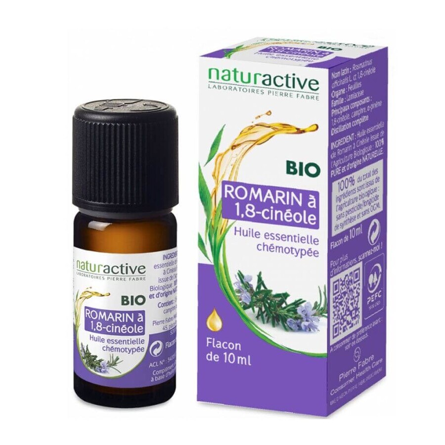 Naturactive Ulei esențial de rozmarin organic 10 ml