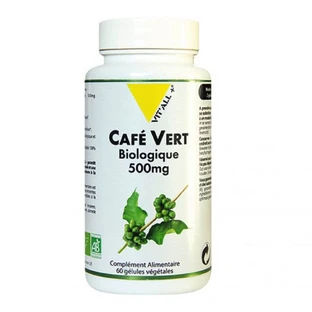 Vit'All+ Biologische Groene Koffie 500 mg 60 capsules