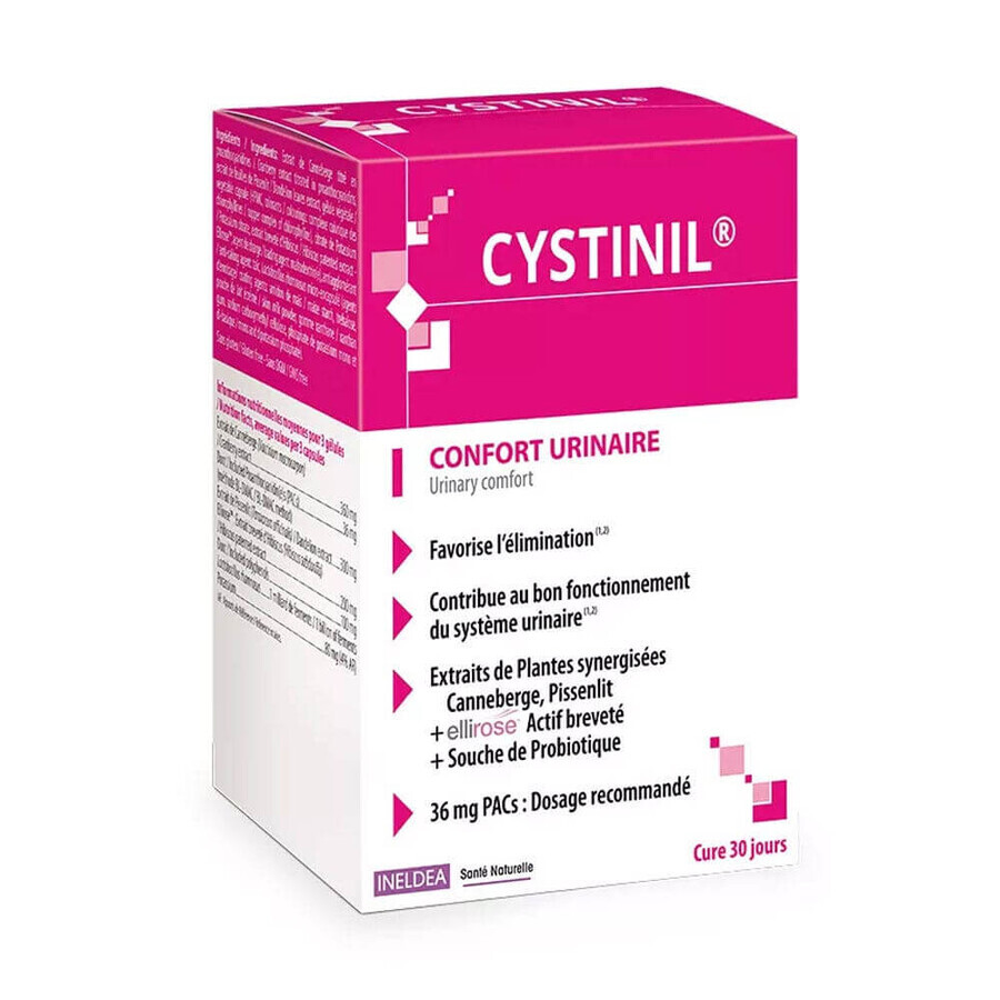 Buy Ineldea Santé Naturelle Cystinil Confort Urinaire 90 Gelules Ineldea Santé Naturelle Cystinil Confort Urinaire 90 Gelules