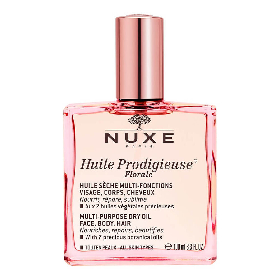 Nuxe Huile Prodigieuse Huile Seche Multi-fonctions Florale Visage Corps Et Cheveux 100ml