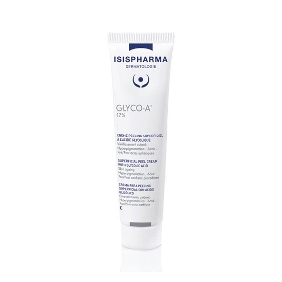 Isispharma Glyco-A 12% ácido glicólico peeling crema de noche MEDIO 30ml