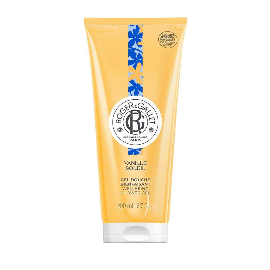 Boutique Roger & Gallet Vanille Soleil Gel Douche Bienfaisant 200ml Roger & Gallet Vanille Soleil Gel Douche Bienfaisant 200ml