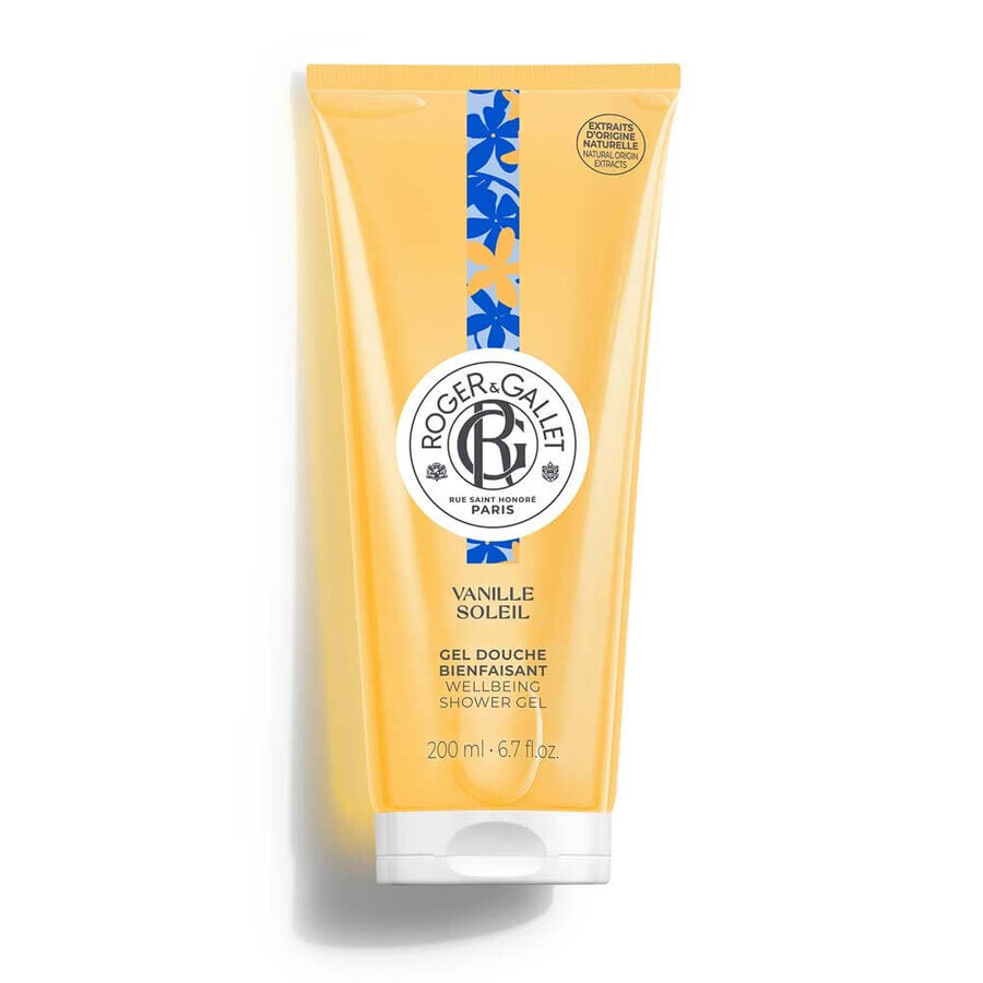 Roger & Gallet Vanille Soleil Gel Douche Bienfaisant 200ml Roger & Gallet Vanille Soleil Gel Douche Bienfaisant 200ml