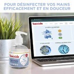 Baccide Gel Mains Désinfectant Hydroalcoolique Fleur de coton Peaux sensibles 300ml Baccide Gel Mains Désinfectant Hydroalcoolique Fleur de coton Peaux sensibles 300ml