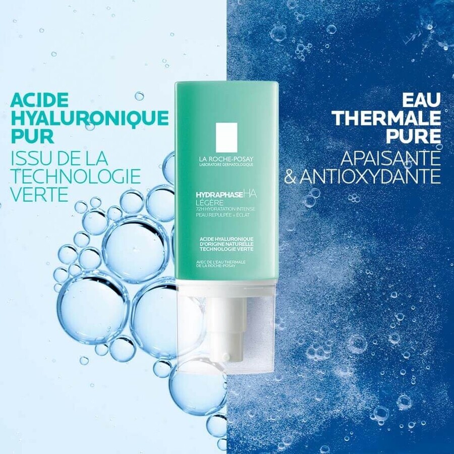 La Roche-Posay Hydraphase Crema Viso Idratante Leggera Acido Ialuronico HA 50ml La Roche-Posay Hydraphase Crema Viso Idratante Leggera Acido Ialuronico HA 50ml