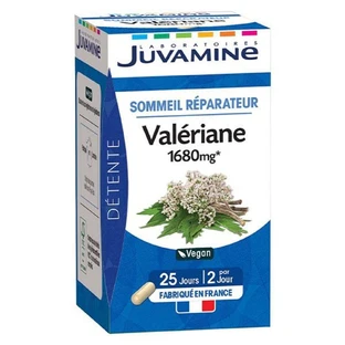 Juvamine Valeriana 1680 mg Reparador del Sueño x50 Cápsulas