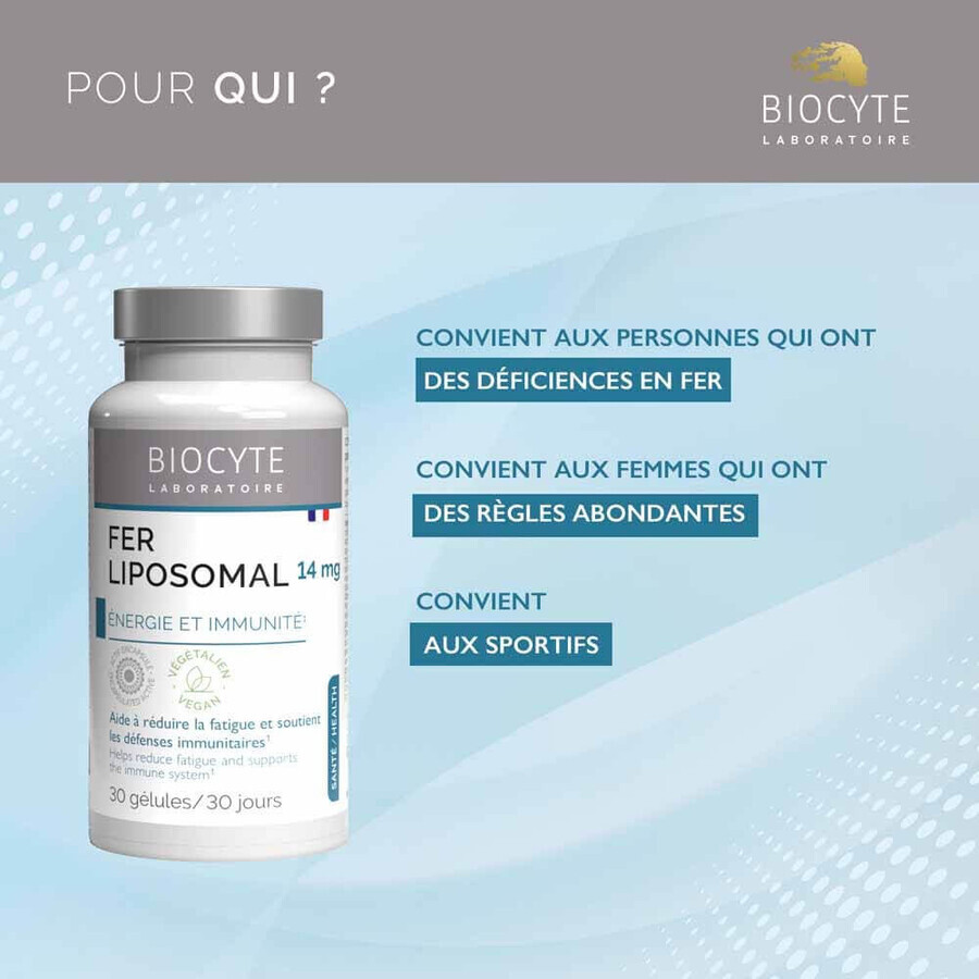 Biocyte Longevitate fier lipozomal 30 capsule
