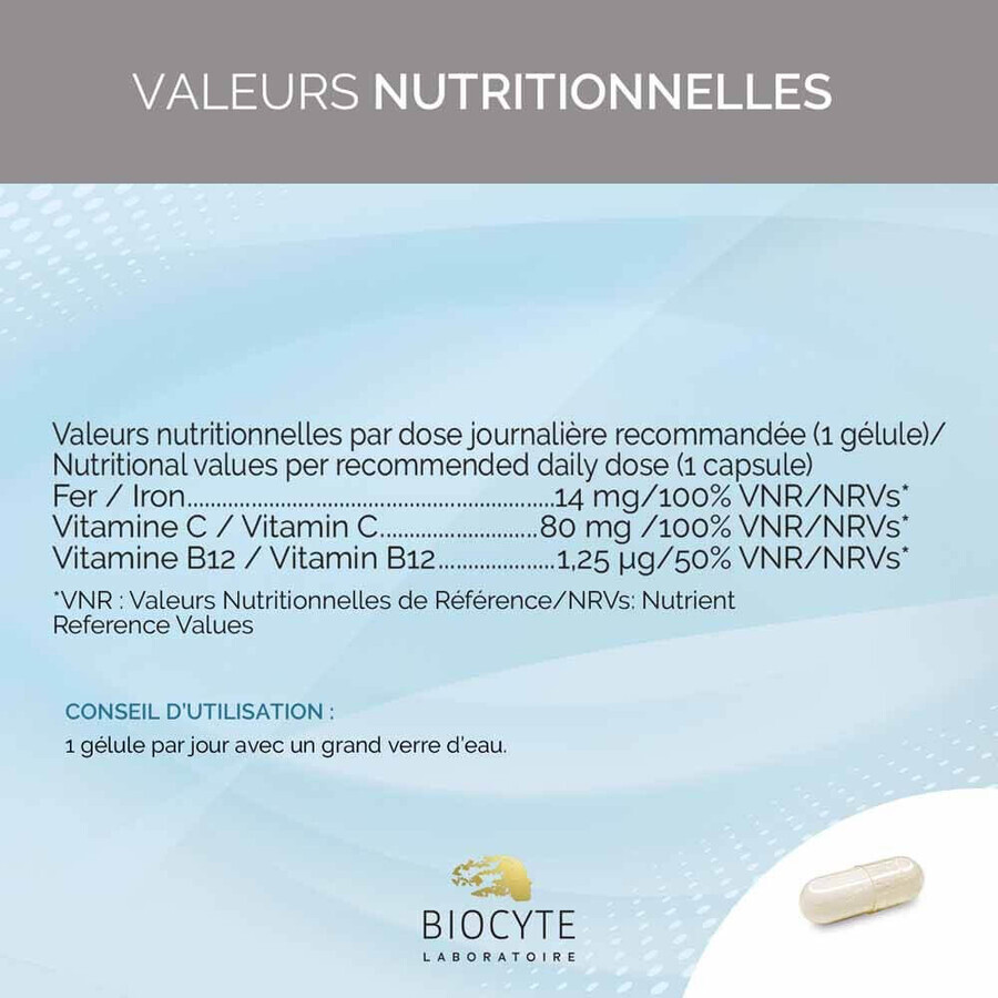 Biocyte Longevitate fier lipozomal 30 capsule