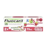 Fluocaril Toothpaste Kids Bi-Fluoré Fraise 0 - 6 ans 2x75ml