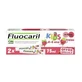 Fluocaril Dentífrico Niños Bi-Fluoré Fraise 0 - 6 ans 2x75ml