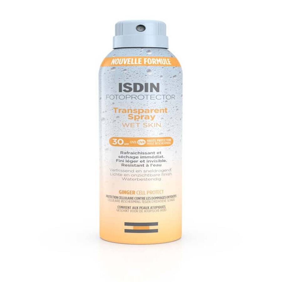 Isdin Transparent Spray Fotoprotector body sunscreen SPF30 250ml