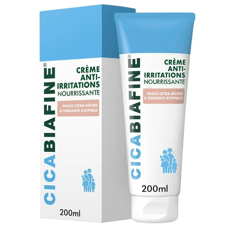 Cicabiafine Feuchtigkeitsspendende Anti-Juckreiz-Creme in der Tube Sehr trockene atopische Haut 200 ml