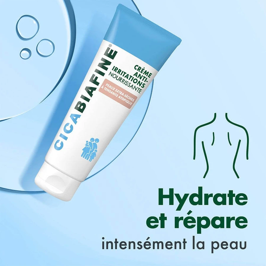 Cicabiafine Feuchtigkeitsspendende Anti-Juckreiz-Creme in der Tube Sehr trockene atopische Haut 200 ml