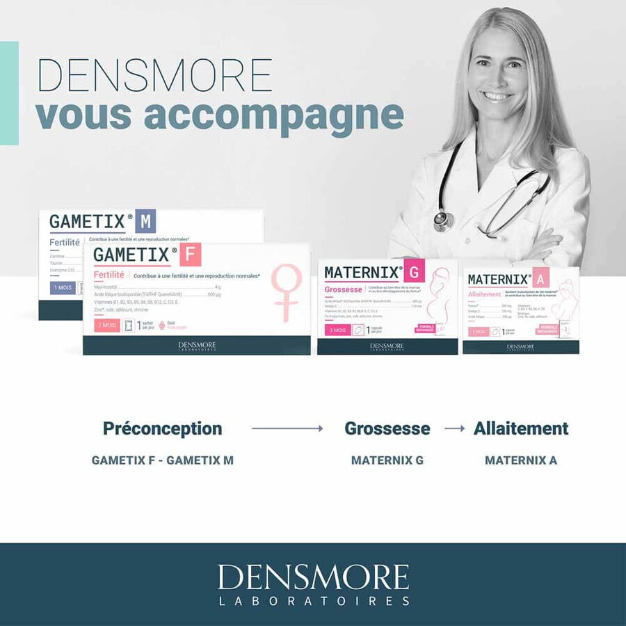 Densmore Gynecology Gametix M + fertility and reproduction oomo 30 sachets