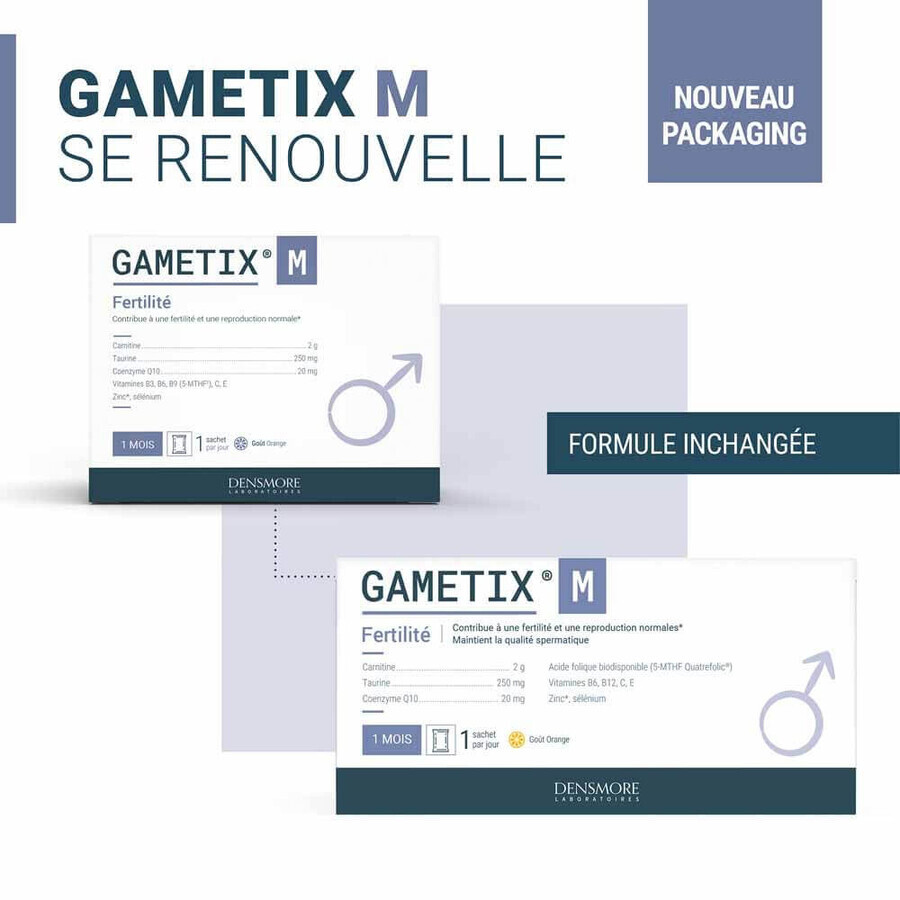 Densmore Gynecology Gametix M + fertility and reproduction oomo 30 sachets