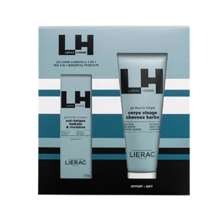 Lierac Homme Coffret Fête des Pères Gel Hydratant Energisant + Gel Douche Offert 250ml