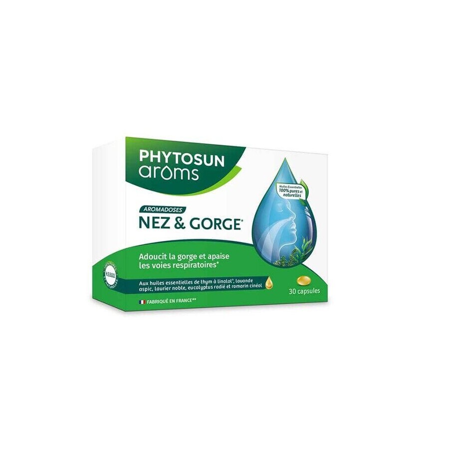 Phytosun Aroms of Nez Et Gorge 30 Capsules