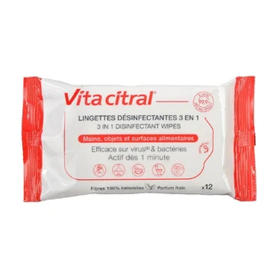 Vita Citral Ontsmettingsdoekjes 3in1 x12