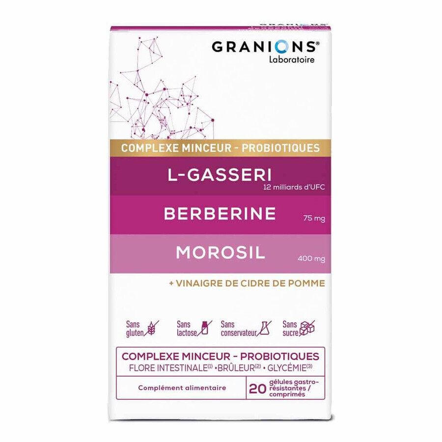 Granions Complesso dimagranti - probiotici 20 compresse + 20 capsule