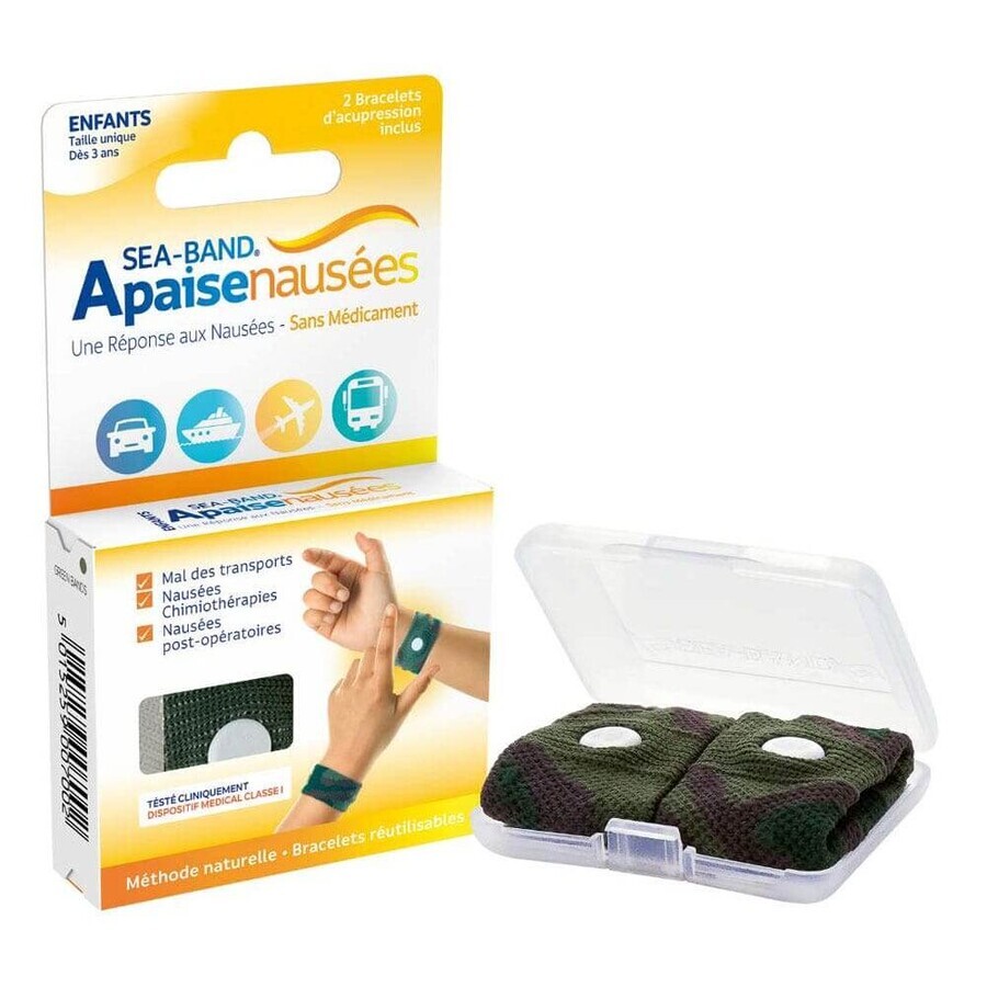 Seaband anti-misselijkheid armband voor kinderen x2