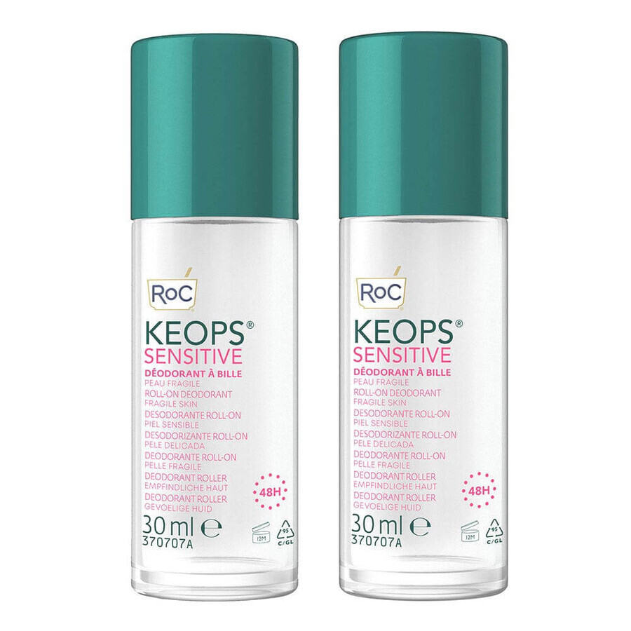 Acquista Roc Keops Deodorante roll-on pelle fragile 2x30ml Roc Keops Deodorante roll-on pelle fragile 2x30ml