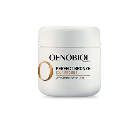 Oenobiol Perfect Bronze I Solari 2 en 1 Autobronceador y protección solar 30 cápsulas vegetales