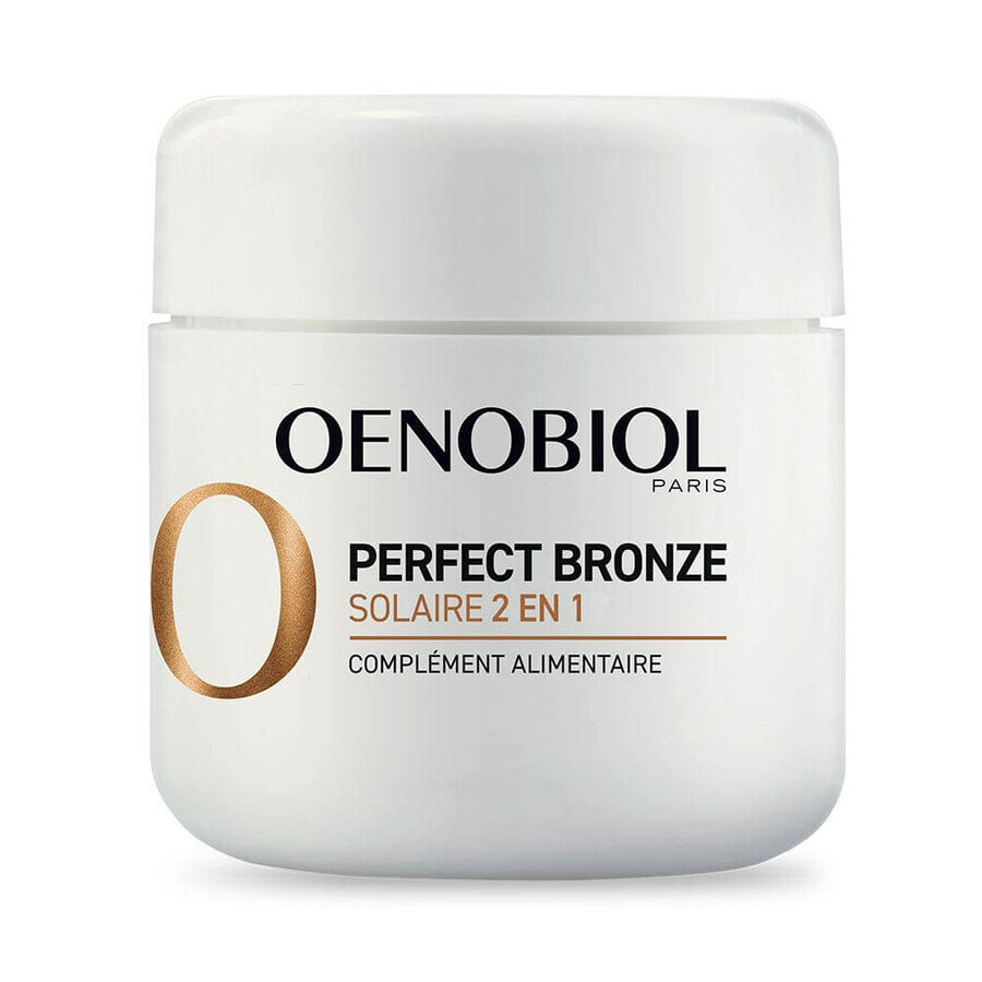 Oenobiol Perfect Bronze I Solari 2 in 1 Autoabbronzante e protezione solare 30 capsule vegetali