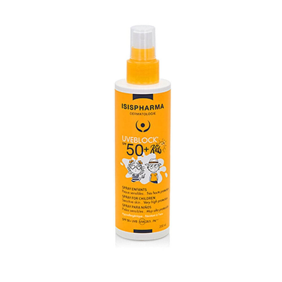 Shop Isispharma Uveblock Sehr hoher Schutz Kinder Sonnenspray Spf50+ 200 ml Isispharma Uveblock Sehr hoher Schutz Kinder Sonnenspray Spf50+ 200 ml