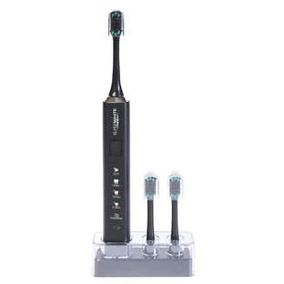 Superwhite BLACK cepillo dental sónico suave + 3 cabezales de cepillado