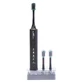 Superwhite BLACK cepillo dental sónico suave + 3 cabezales de cepillado
