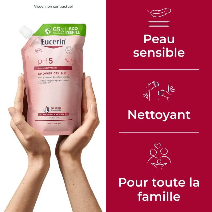 Eucerin Ph5 Recharge Gel-Huile de Douche 400ml