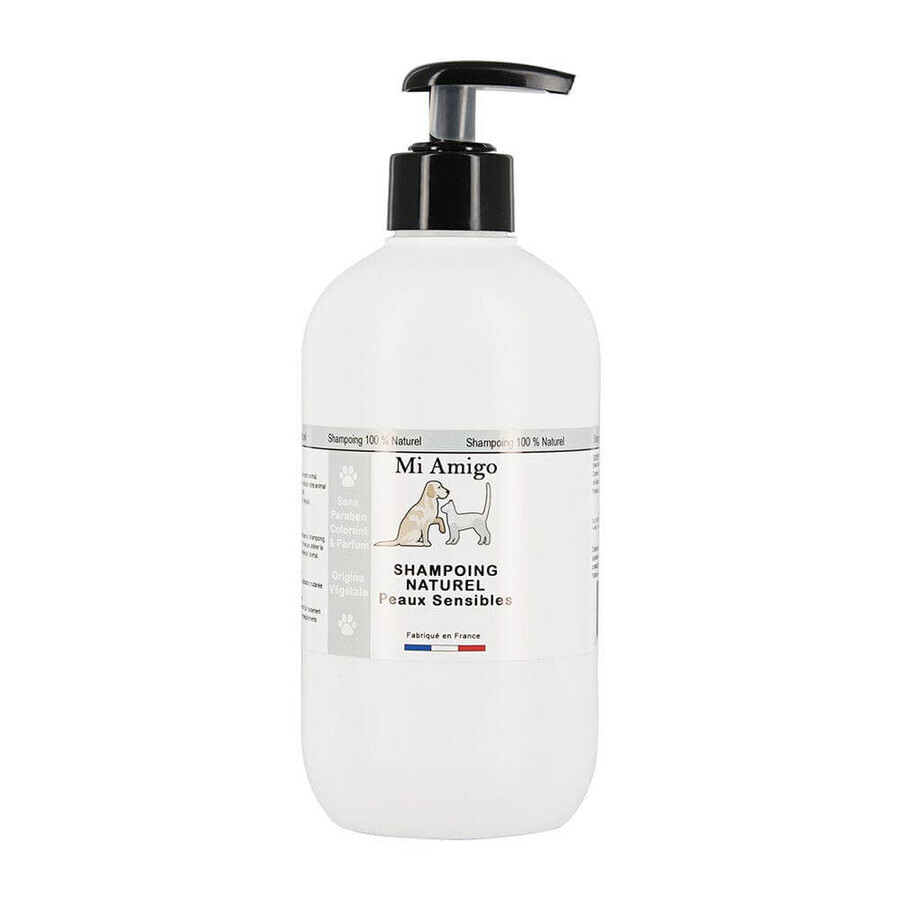 Mi Amigo Champú Natural Piel Sensible para Perros y Gatos 500ml